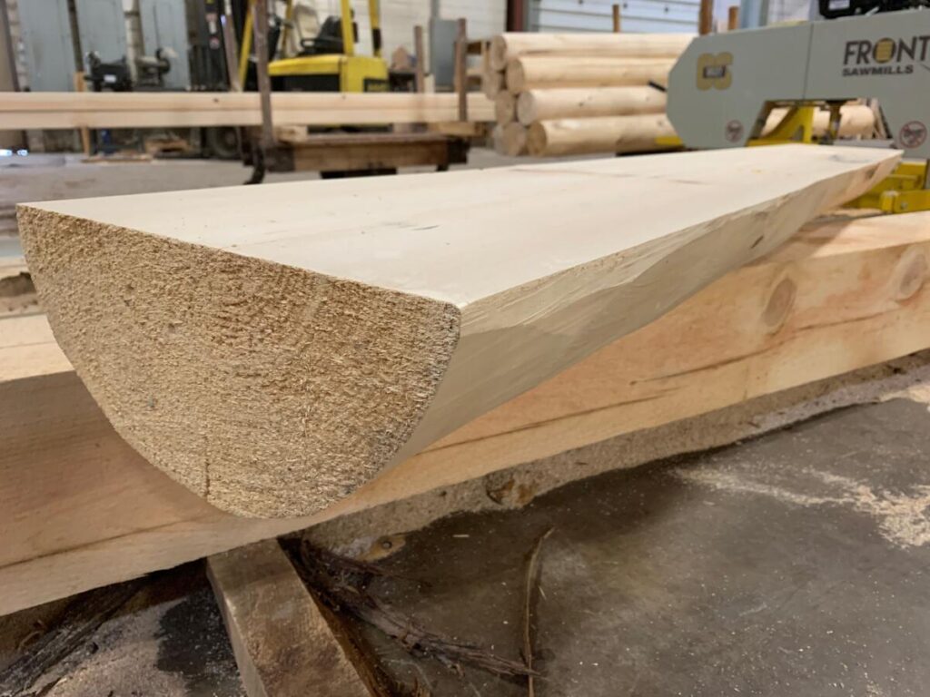 wooden-mantel-half-log-hewn-example wooden-mantel-half-log-hewn-example
